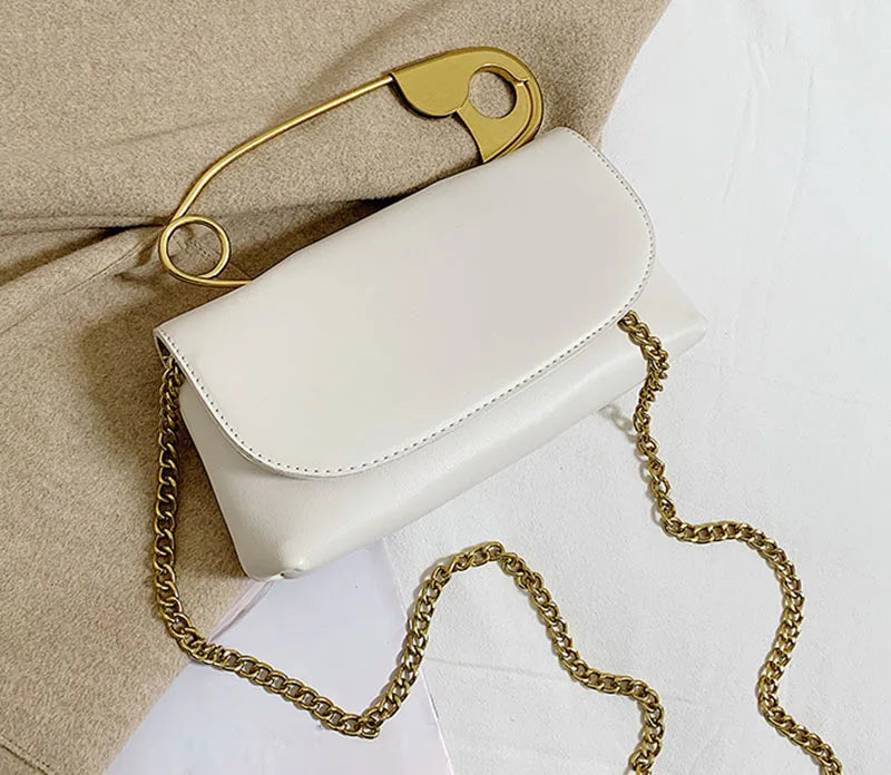 Mini Chain Flap Crossbody | Soft PU Leather Designer Purse Luxegan