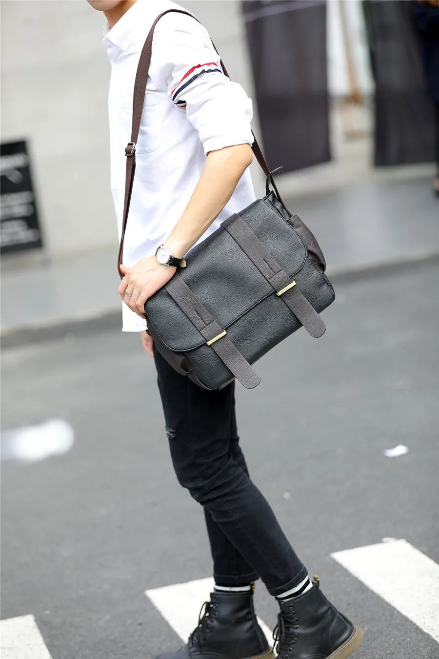 Diagonal Travel Bags Casual Messenger Bags (Bolso) | Men Bag Canvas School Bag | Fashion Crossbody Bags for Men Luxegan