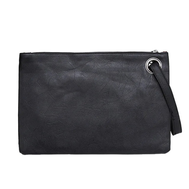 Fashion Solid Women's Clutch Bag Leather Women Envelope Bag Clutch Evening Bag Female Clutches Handbag Free Shipping Luxegan