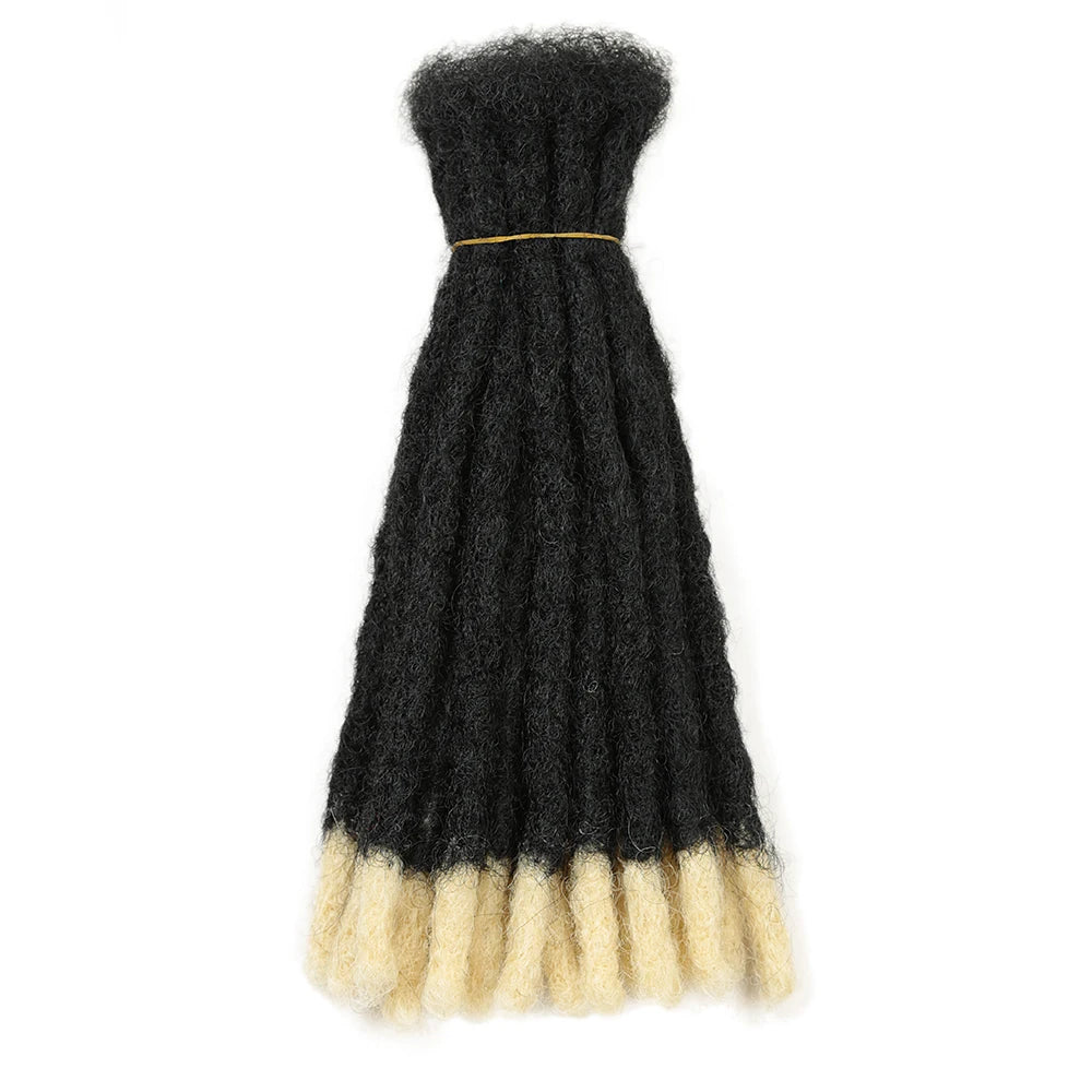 Ombre Synthetic Dreadlock Crochet Hair Extensions | 10" & 20" | Bulk Packs Luxegan