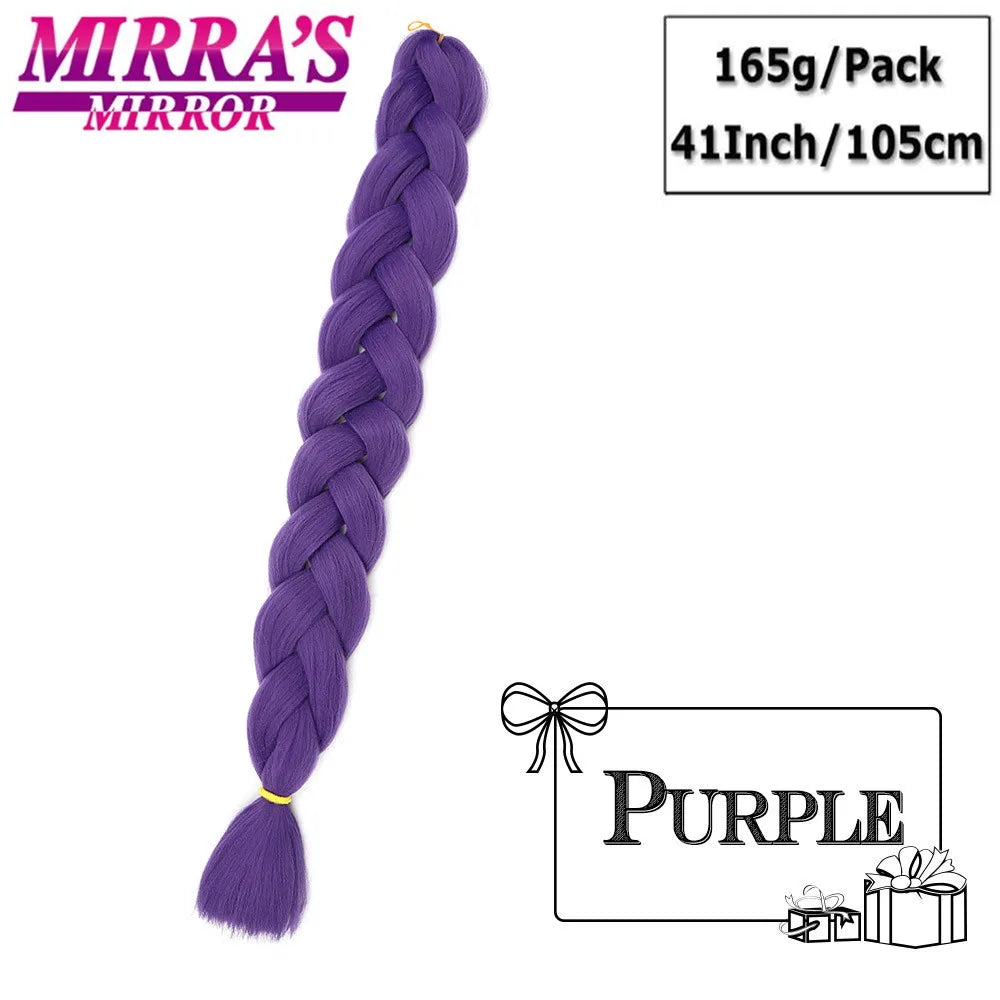 Super Jumbo Braiding Hair Extensions – 41 Inch (105cm) | 165g/Pack | 44 Colors | High-Temp - view 5