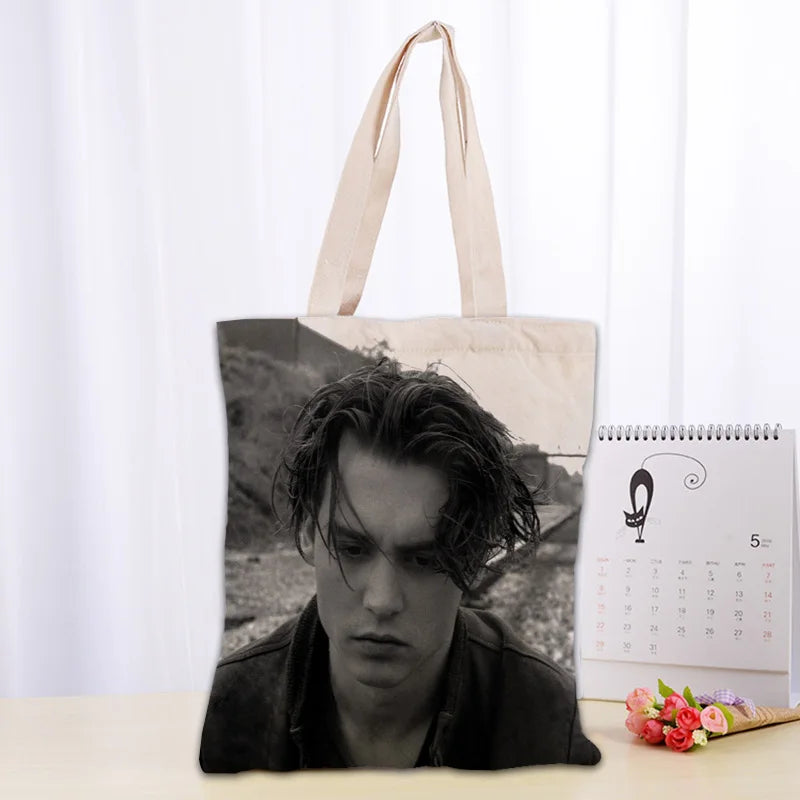 Cotton Canvas Cartoon Tote Bag | Soft Eco-Friendly Foldable Shopper Luxegan