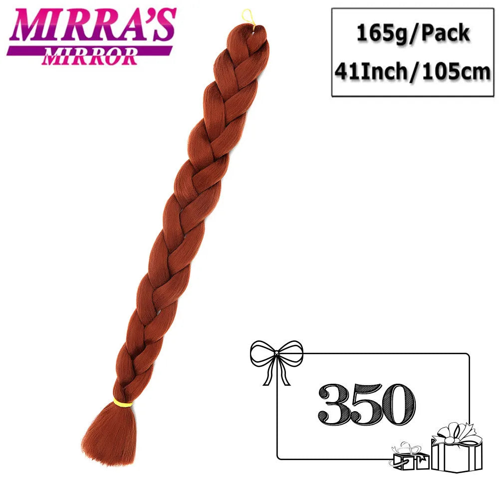 Super Jumbo Braiding Hair Extensions – 41 Inch (105cm) | 165g/Pack | 44 Colors | High-Temp - view 35