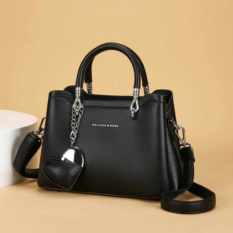 High-Quality Fashionable Women’s Handbag | Lightweight PU Leather Shoulder Bag | Luxurious Designer Ladies Crossbody | Versatile All-Season Fashion Purse with ZIP Closure Luxegan