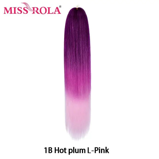 Jumbo Pre-Stretched Kanekalon Braiding Hair 24in – Ombré & Solid Colors Twist Braid Extensions - view 54