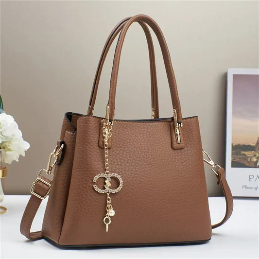 Factory Fashion High-End Women’s Handbag | Large Capacity Crossbody & Shoulder Bag | Waterproof Candy Pattern Casual Tote | Designer Cover-Closure Bag (Model BTL-22144) Luxegan