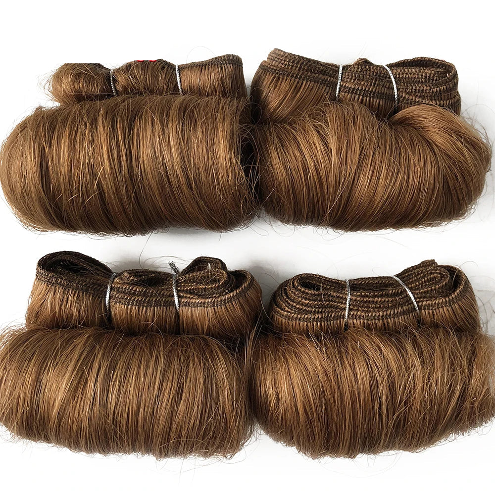 Brazilian Curly Hair Weave Bundles – 4 Pcs/Lot 100% Remy Human Hair Afro Curly Weave 5 5 6 7 - view 6
