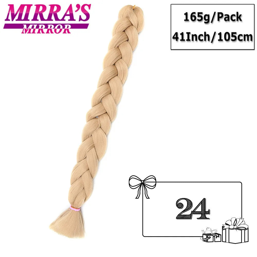 Super Jumbo Braiding Hair Extensions – 41 Inch (105cm) | 165g/Pack | 44 Colors | High-Temp - view 5