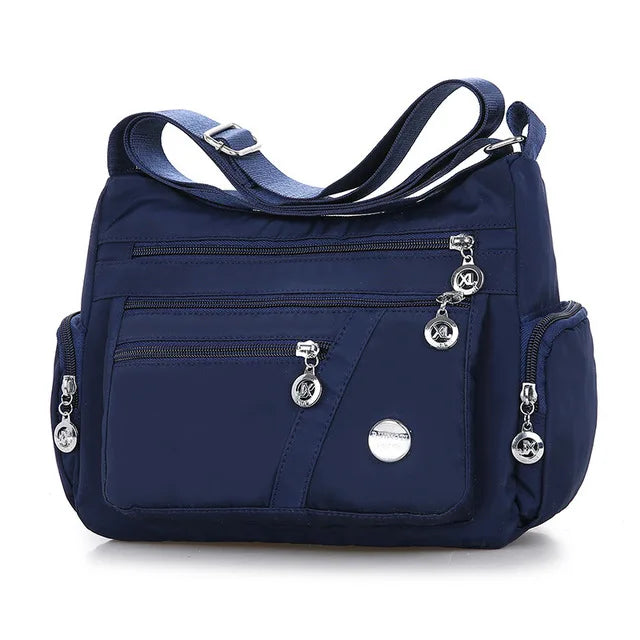 Waterproof Nylon Oxford Crossbody Bag | Large Capacity Handbag Luxegan