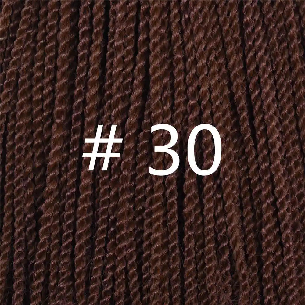 Senegalese Twist Crochet Braiding Hair – Ombre Havana Twist | 30 Strands | 10 Colors | 14 & 18in - view 13