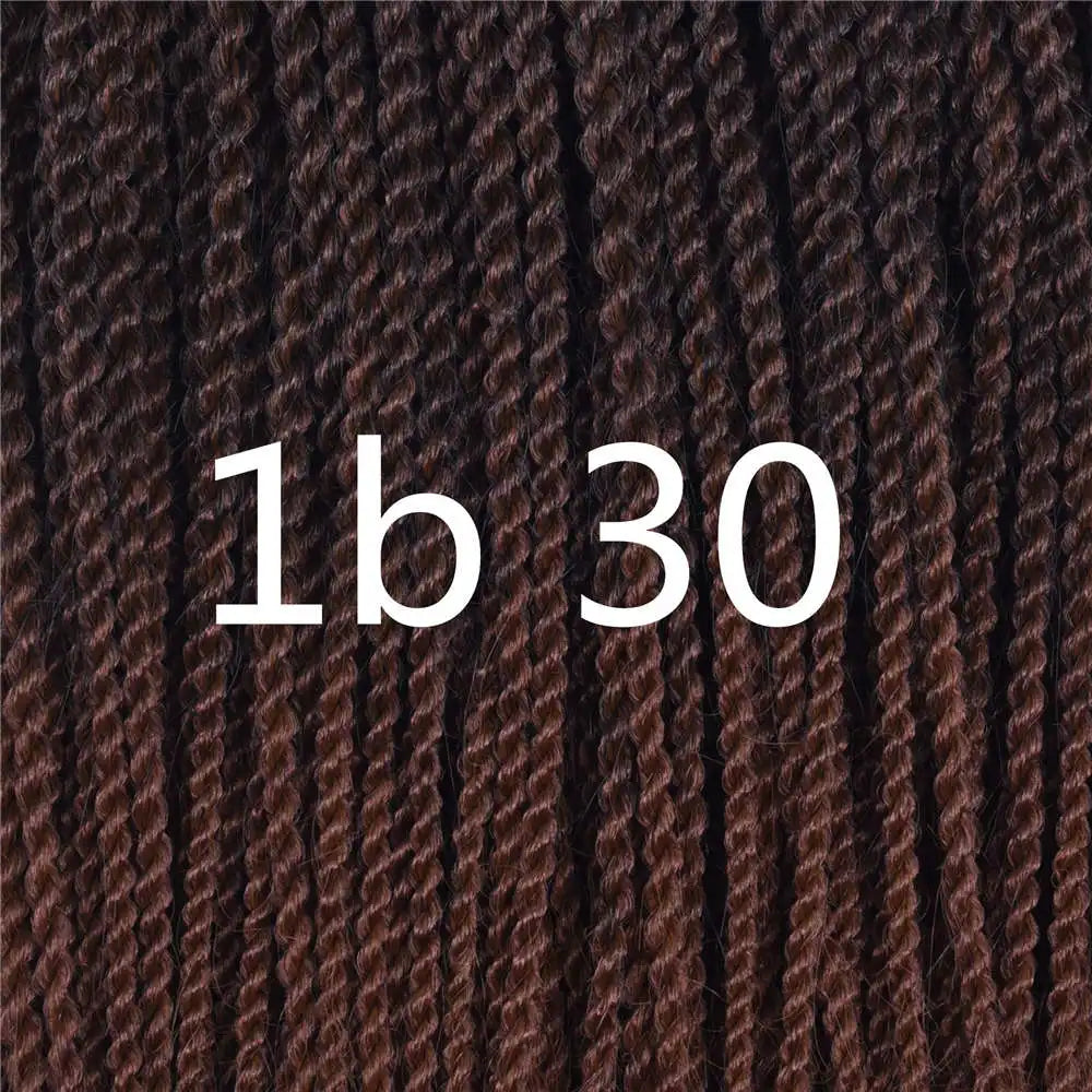 Senegalese Twist Crochet Braiding Hair – Ombre Havana Twist | 30 Strands | 10 Colors | 14 & 18in - view 9