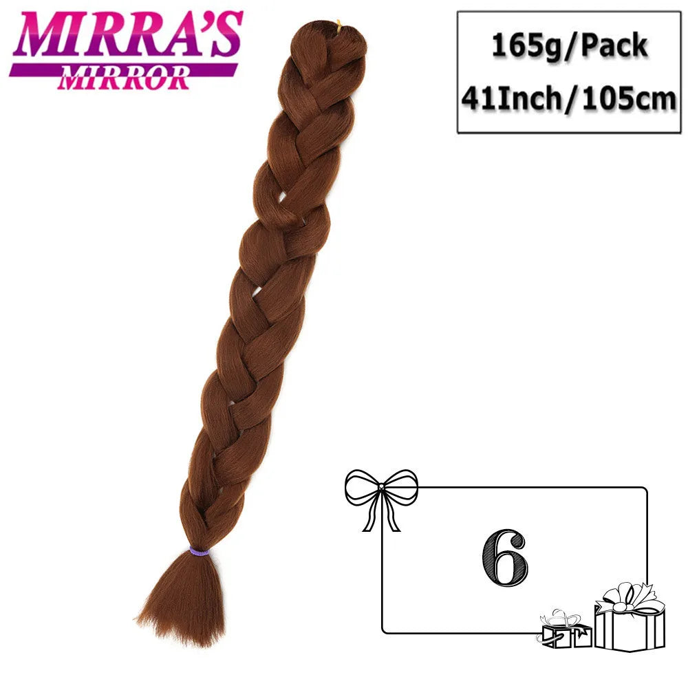 Super Jumbo Braiding Hair Extensions – 41 Inch (105cm) | 165g/Pack | 44 Colors | High-Temp - view 22