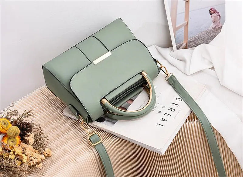 New Fashion Women's Crossbody Shoulder Bag | PU Leather Female Flap Messenger Bag (Small Handbag & New Purse Clutch) Luxegan