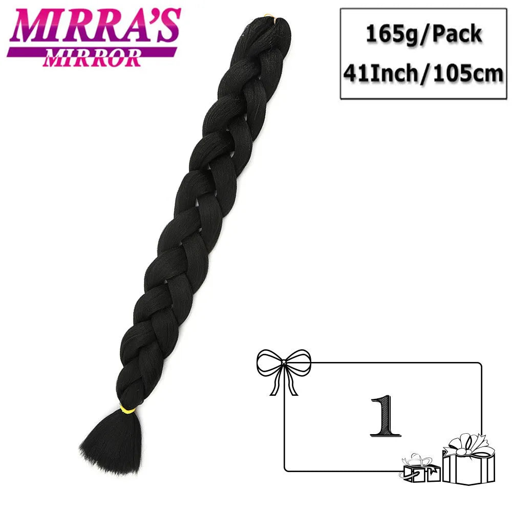Super Jumbo Braiding Hair Extensions – 41 Inch (105cm) | 165g/Pack | 44 Colors | High-Temp - view 28