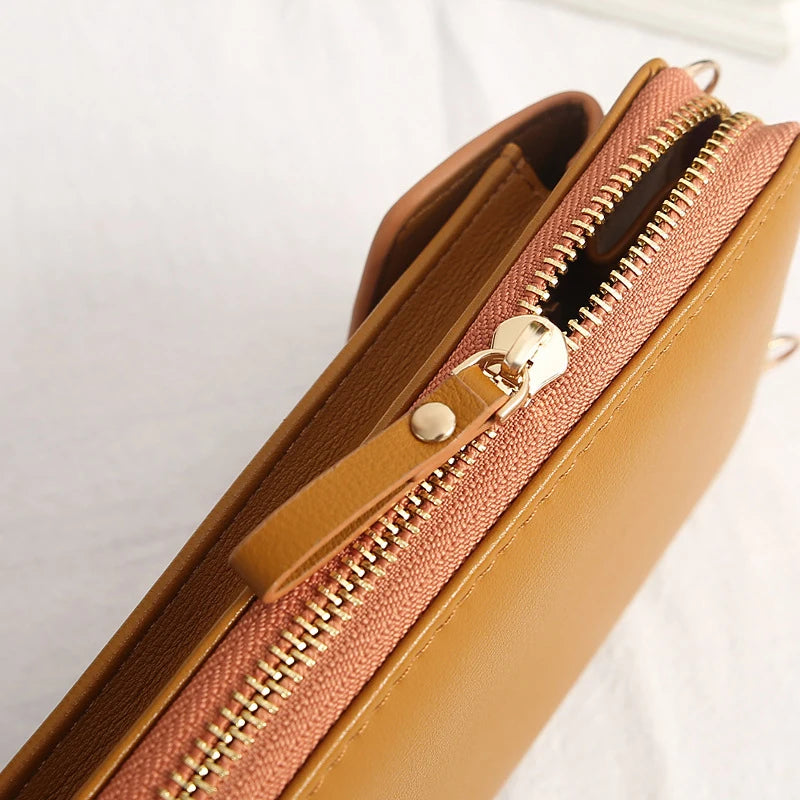 Custom Zipper Shoulder Bag Handbags Womens Bags High Capacity Crossbody Bags for Ladies Long Purse Clutch Phone Wallet