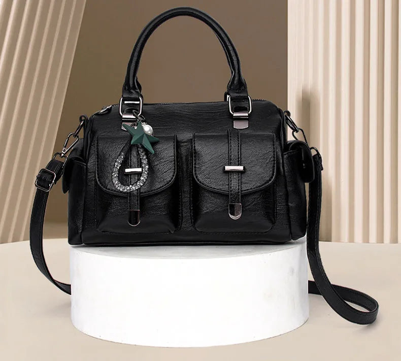High Capacity Ladies Handbag | Versatile Messenger & Luxury Shoulder Bag Luxegan