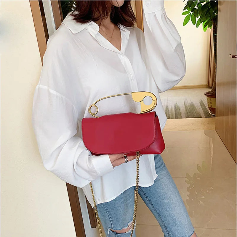 Mini Chain Flap Crossbody | Soft PU Leather Designer Purse Luxegan