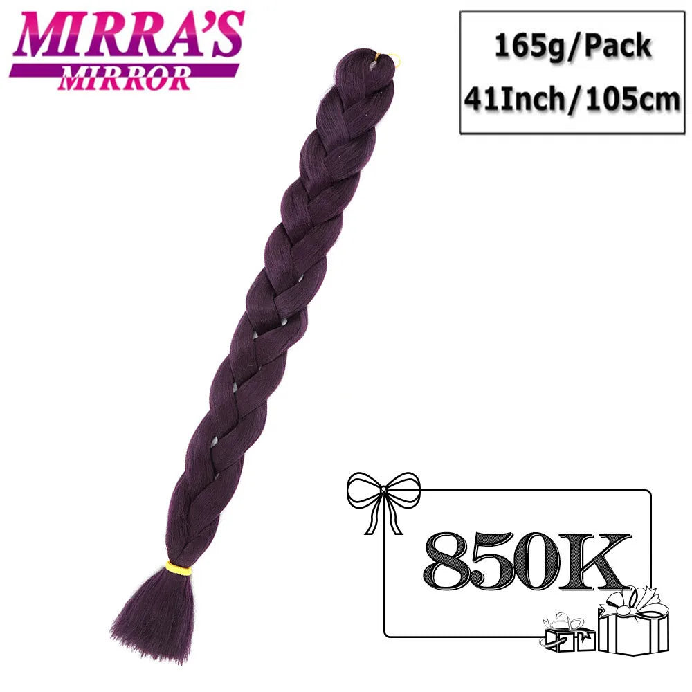 Super Jumbo Braiding Hair Extensions – 41 Inch (105cm) | 165g/Pack | 44 Colors | High-Temp - view 17