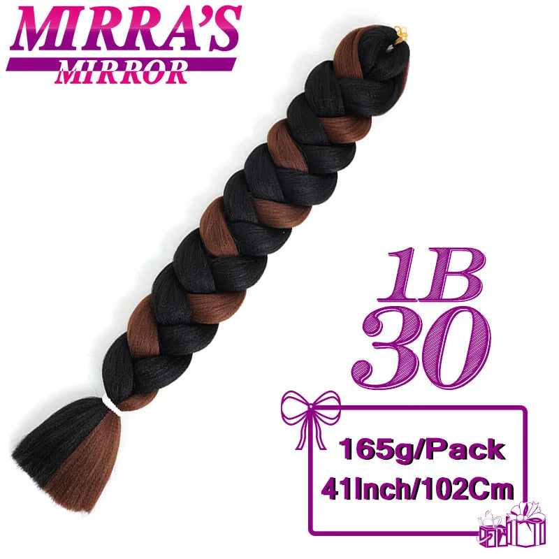 Super Jumbo Braiding Hair Extensions – 41 Inch (105cm) | 165g/Pack | 44 Colors | High-Temp - view 14