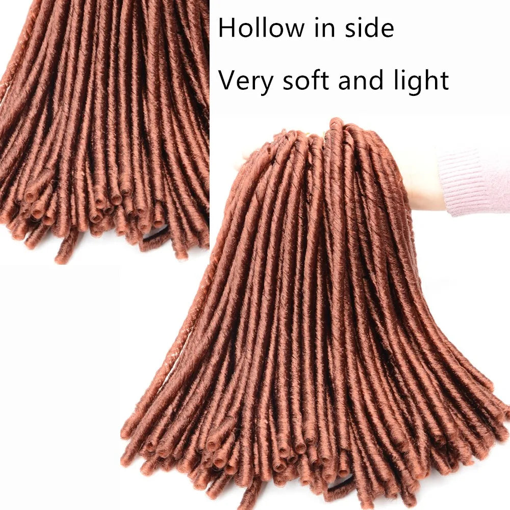 Soft Faux Locs Crochet Braids 14 Inch – Synthetic Braiding Hair for Afro Hairstyles (15 - view 3