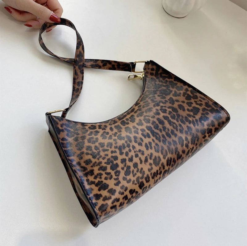 Summer New Shoulder Bags for Women High Quality Zebra Underarm Handbags | PU Leather Leopard - view 9