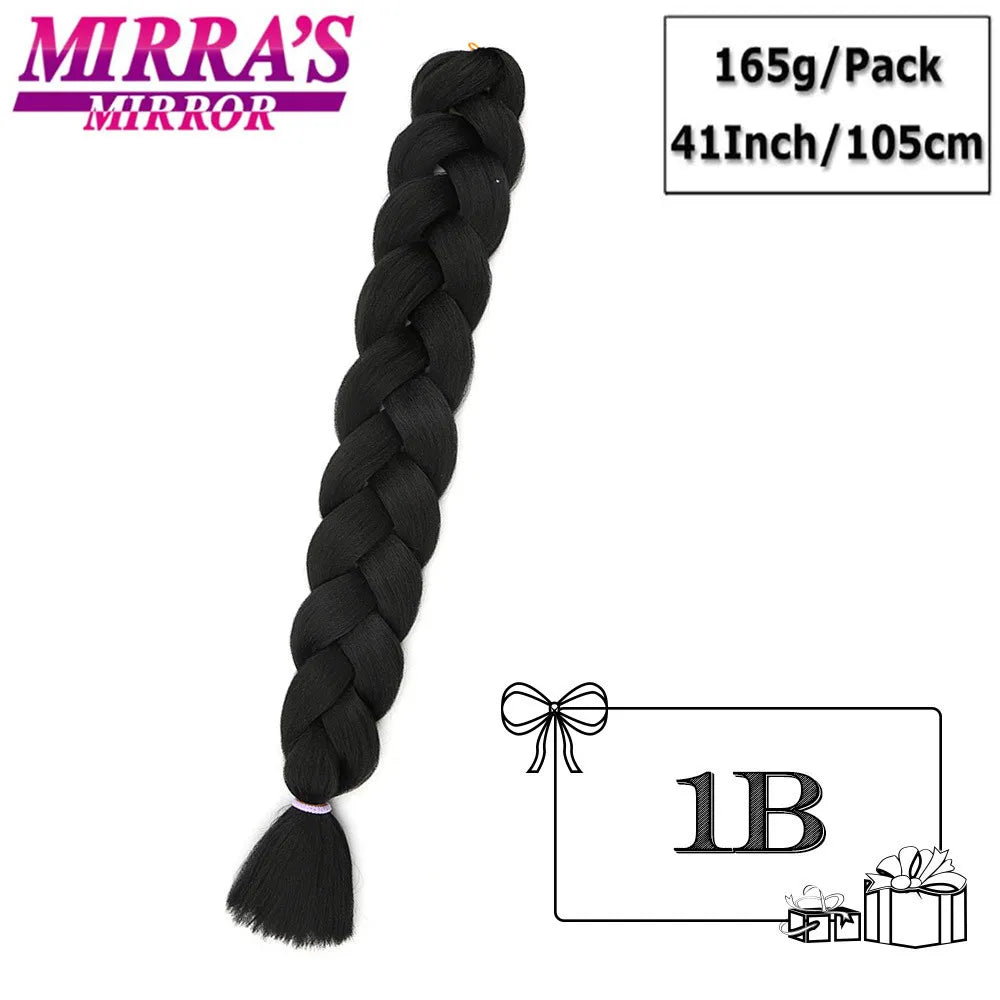 Super Jumbo Braiding Hair Extensions – 41 Inch (105cm) | 165g/Pack | 44 Colors | High-Temp - view 12