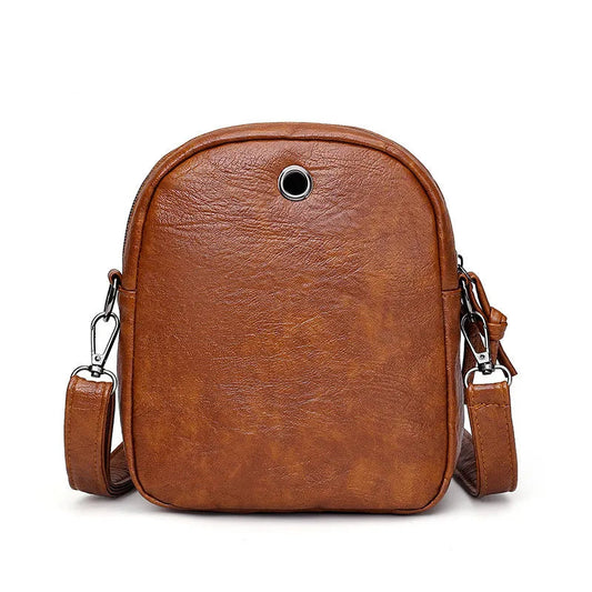Vintage Crossbody Bag for Women | Soft PU Leather Shoulder Bag (Multifunction Messenger, Small Square Bag, Big Capacity) Luxegan