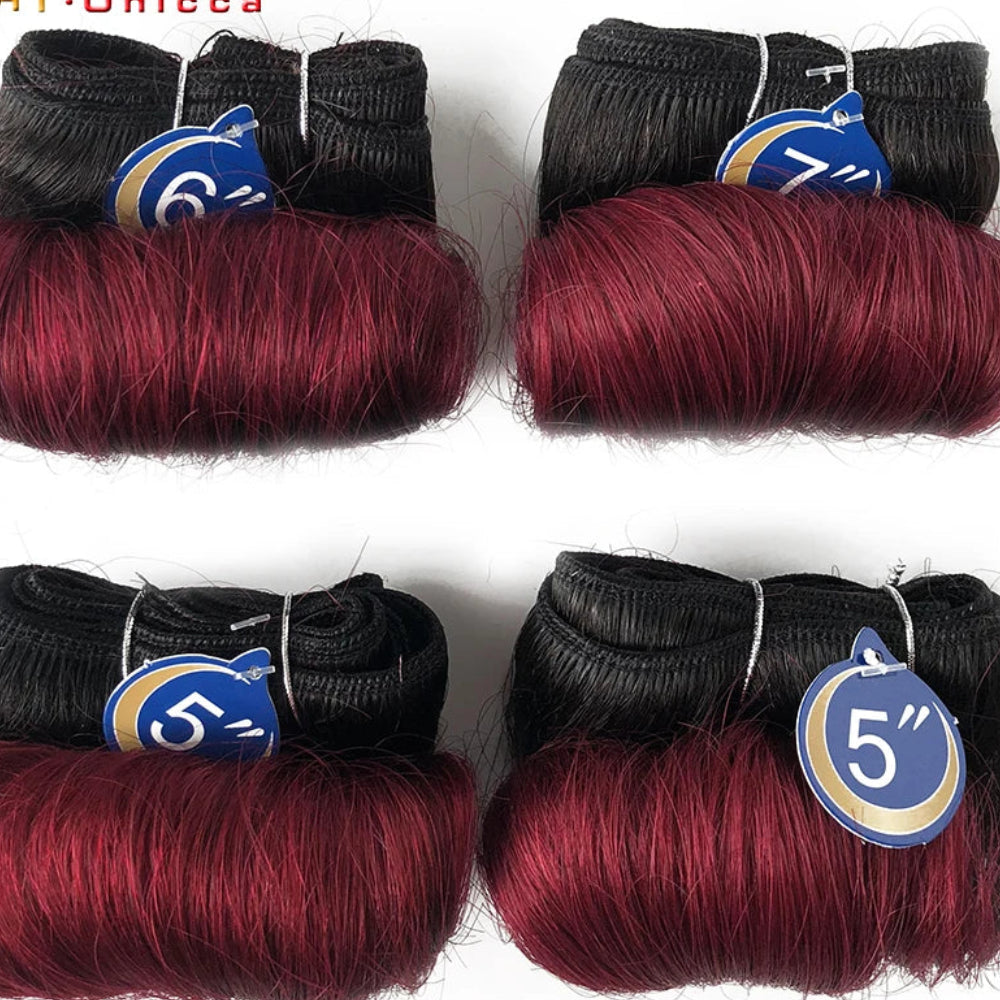 Brazilian Curly Hair Weave Bundles – 4 Pcs/Lot 100% Remy Human Hair Afro Curly Weave 5 5 6 7 - view 5