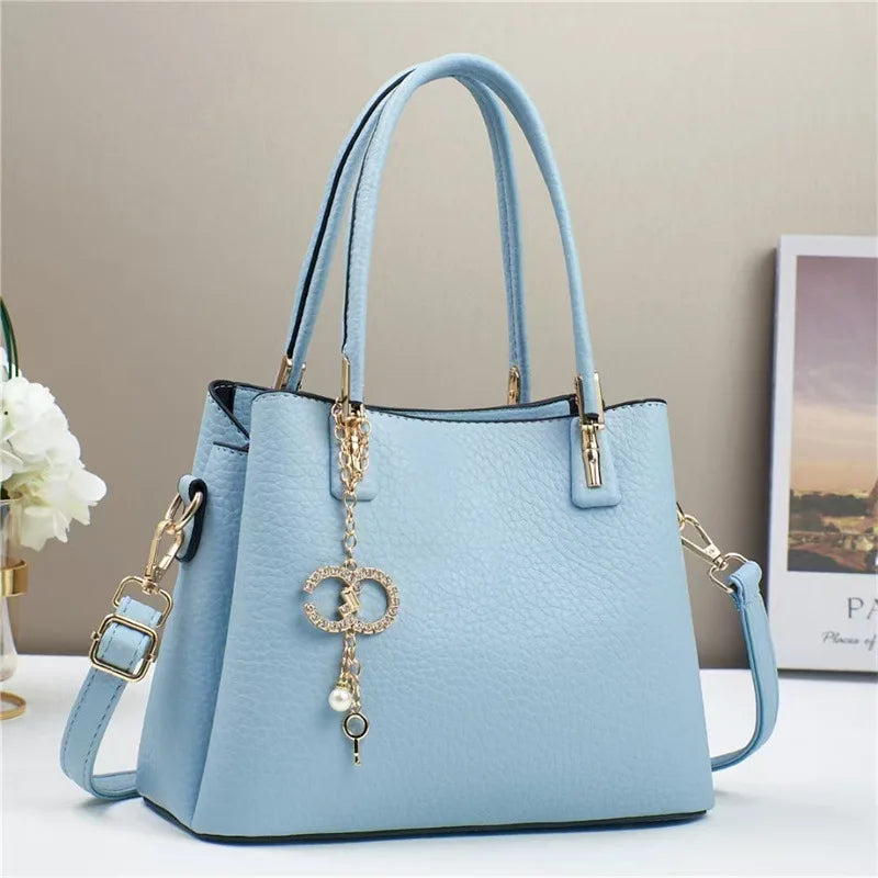 Factory Fashion High-End Women’s Handbag | Large Capacity Crossbody & Shoulder Bag | Waterproof Candy Pattern Casual Tote | Designer Cover-Closure Bag (Model BTL-22144) Luxegan