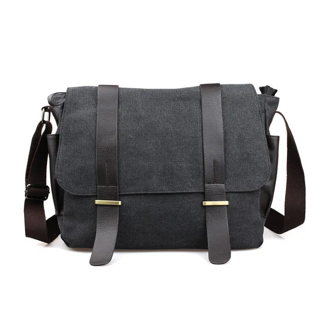 Diagonal Travel Bags Casual Messenger Bags (Bolso) | Men Bag Canvas School Bag | Fashion Crossbody Bags for Men Luxegan