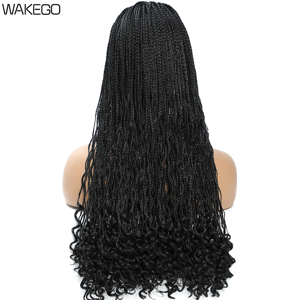 24 Inch Box Braid Headband Wig | Crochet | 4 Colours