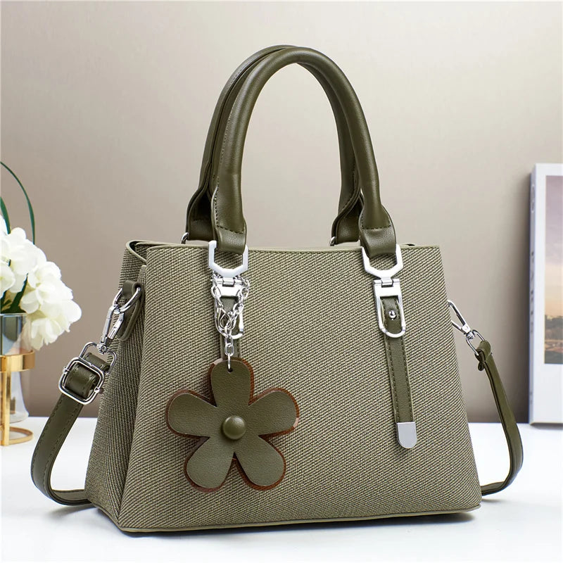 Factory Fashion High Luxury Crossbody Bag | Handmade Large Capacity Women’s Shoulder Bag | Premium PU Leather Designer Tote | Minimalist Fashion Commuter Purse (Model 21462) Luxegan