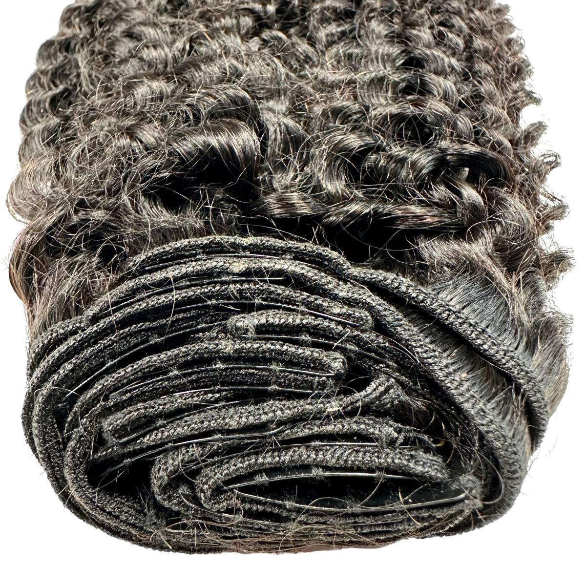 Kinky Curly Clip-In 100% Human Hair Extensions Luxegan