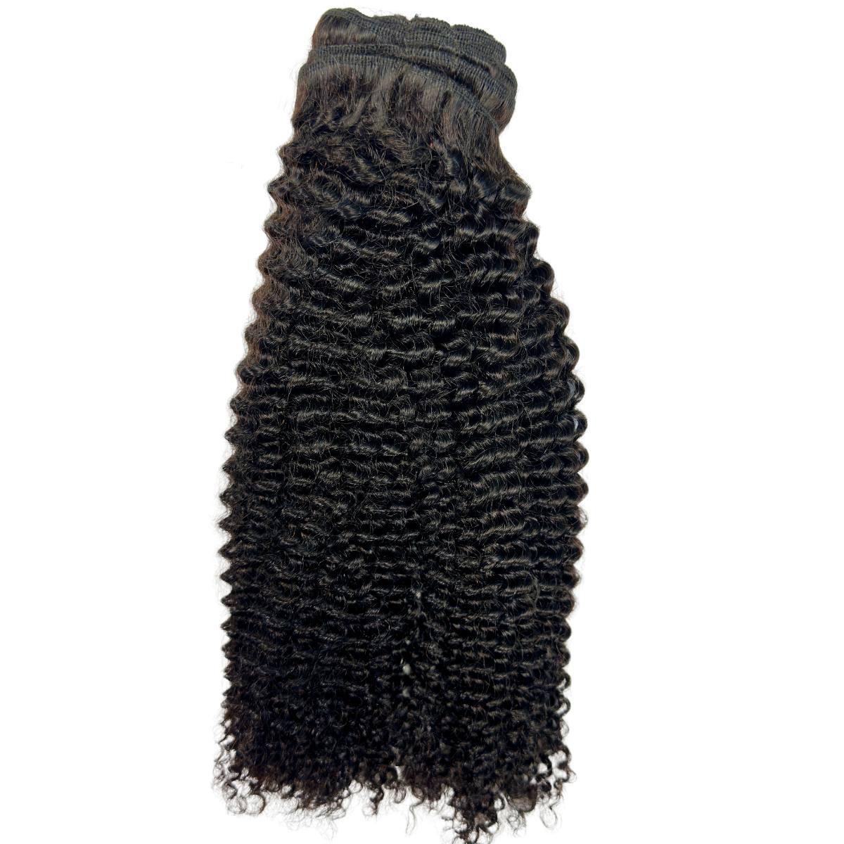 Jerry Curl Clip-In 100% Human Hair Extensions Luxegan