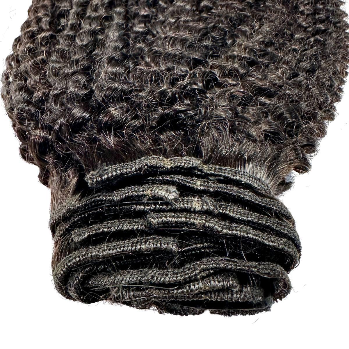 Jerry Curl Clip-In 100% Human Hair Extensions Luxegan