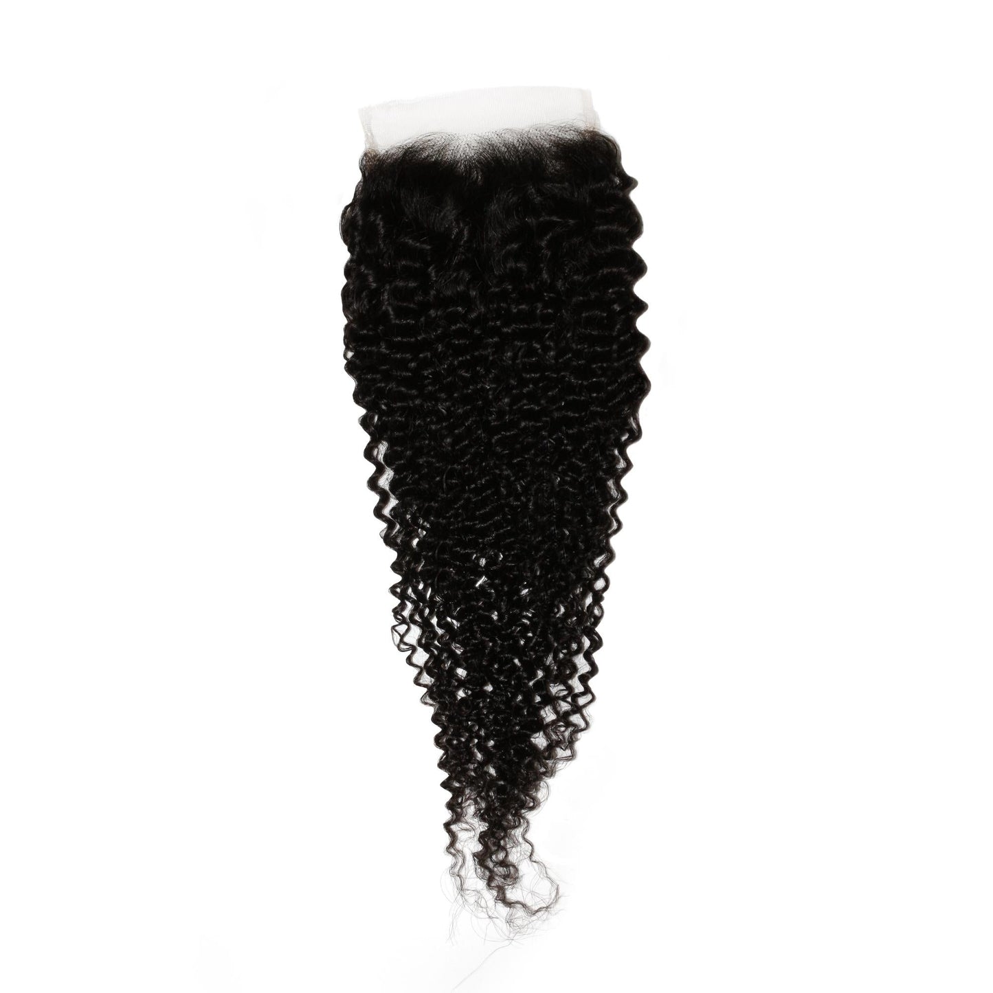 Jerry Curl 4x4 Transparent Lace Human Hair Closure Luxegan