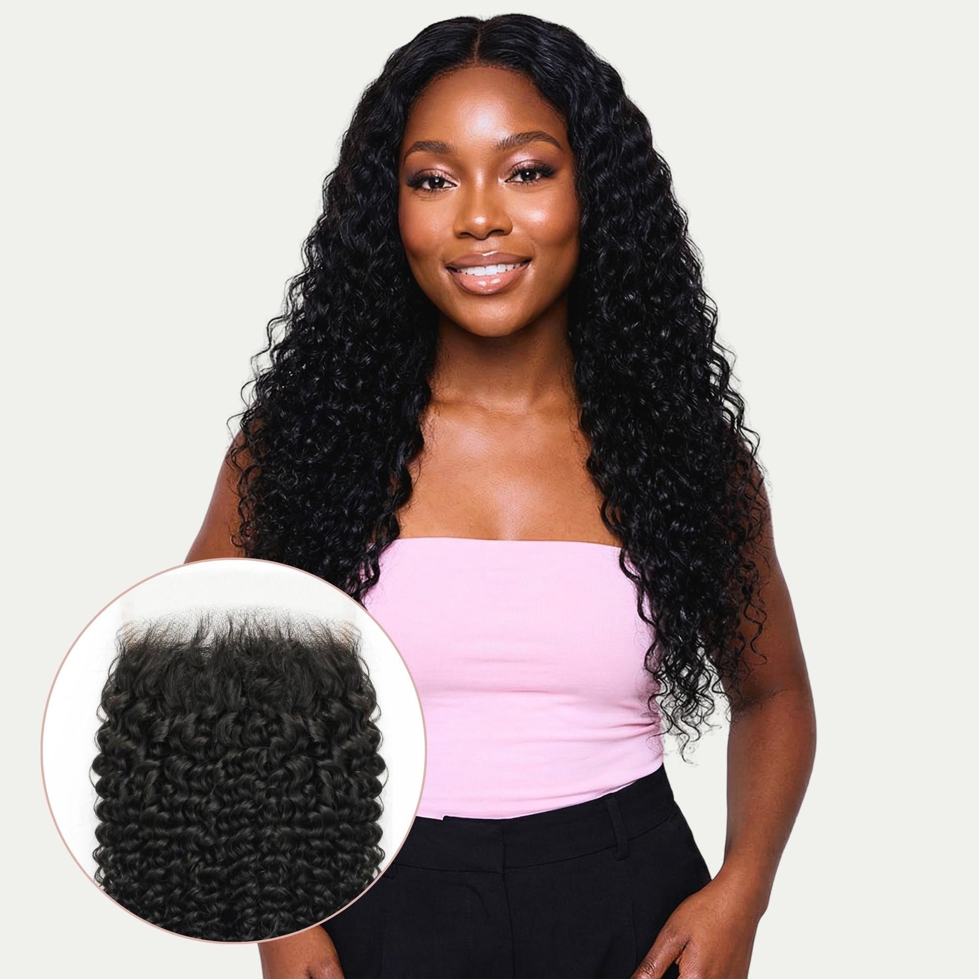 Jerry Curl 5x5 HD Lace Human Hair Closure Luxegan