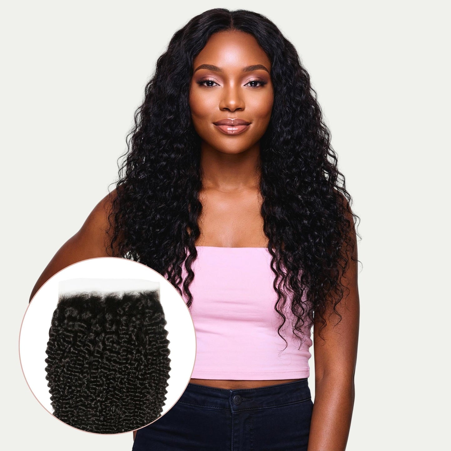 Jerry Curl 7x7 HD Lace Human Hair Closure Luxegan
