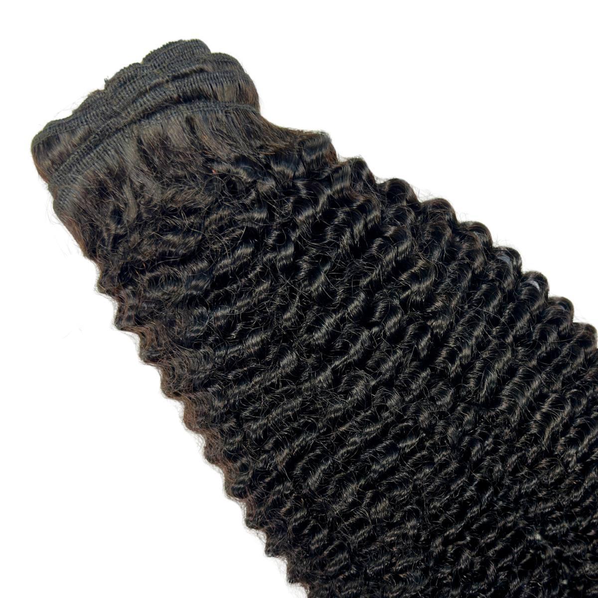 Jerry Curl Clip-In 100% Human Hair Extensions Luxegan