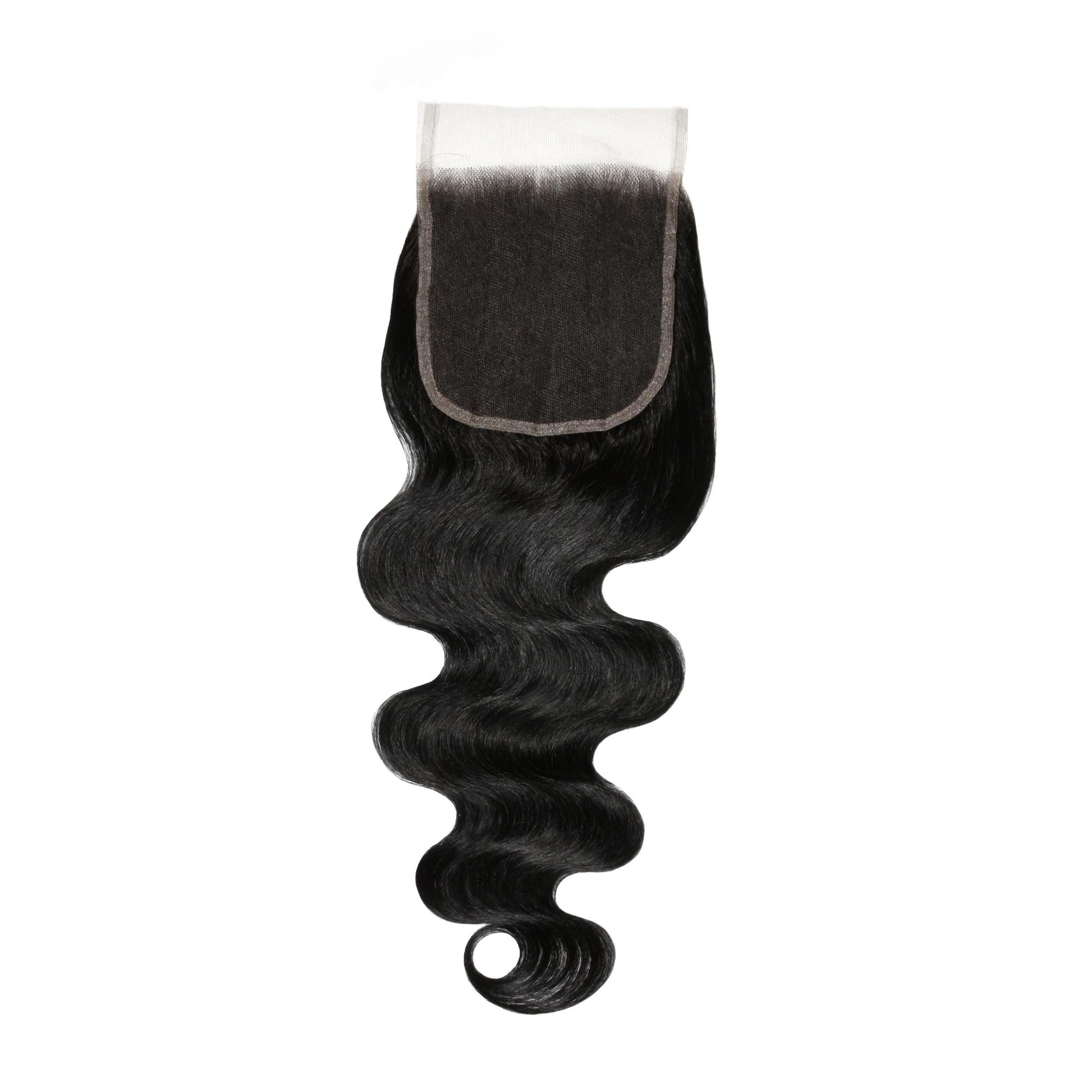 Jet Black Body Wave 5x5 HD Lace Human Hair Closure Luxegan