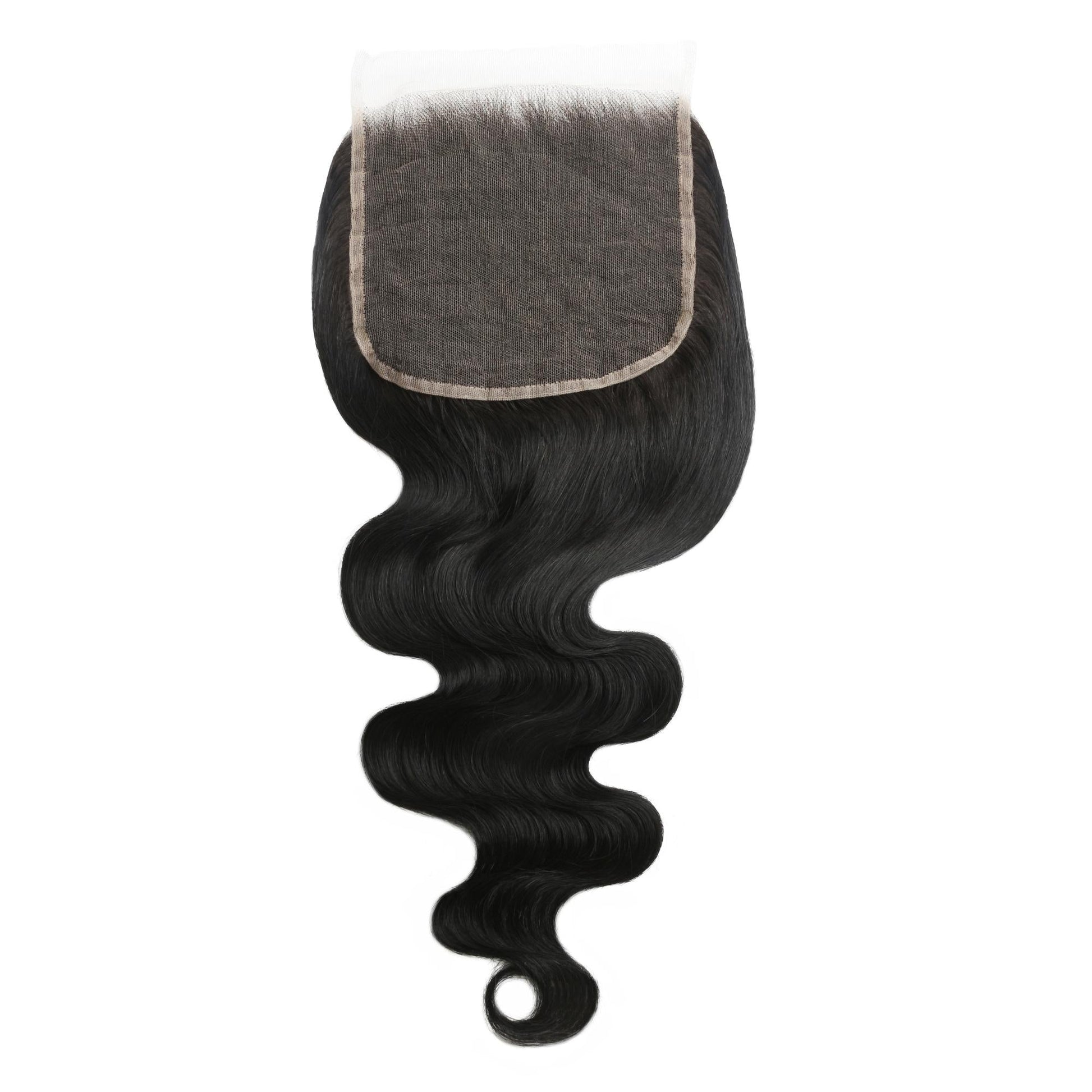 Jet Black Body Wave 6x6 HD Lace Human Hair Closure Luxegan