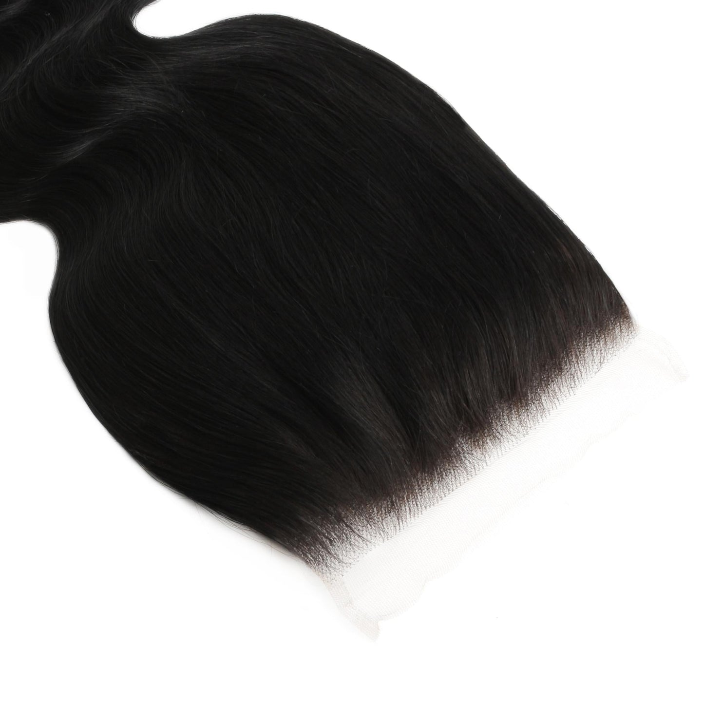 Jet Black Body Wave 6x6 HD Lace Human Hair Closure Luxegan