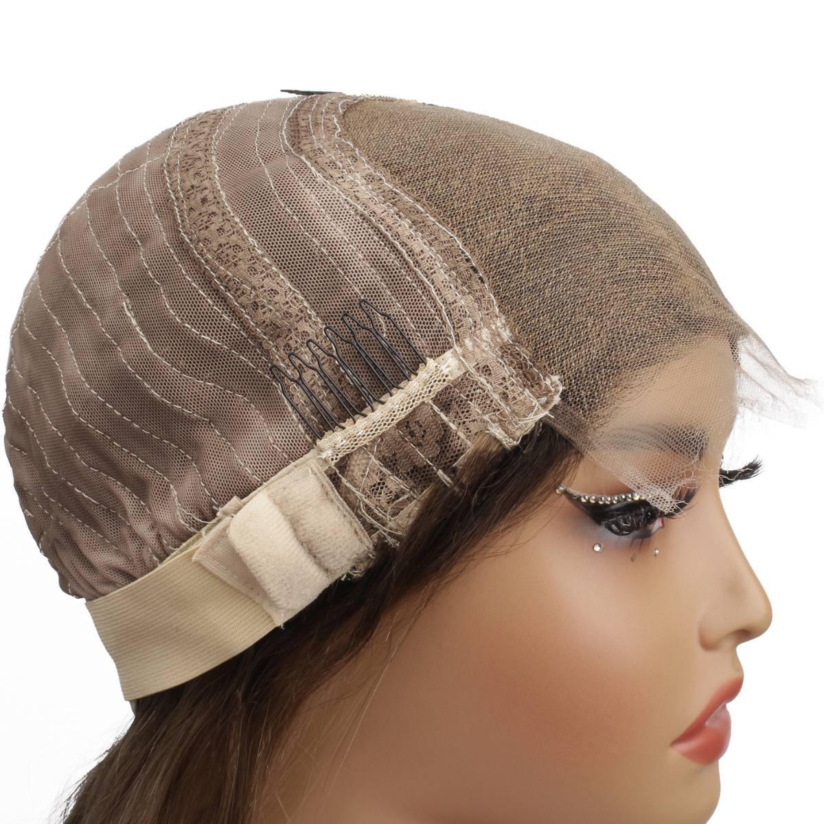 Jezebel Glueless 5x5 HD Lace Professionally Colored 100% Human Hair Closure Wig Luxegan