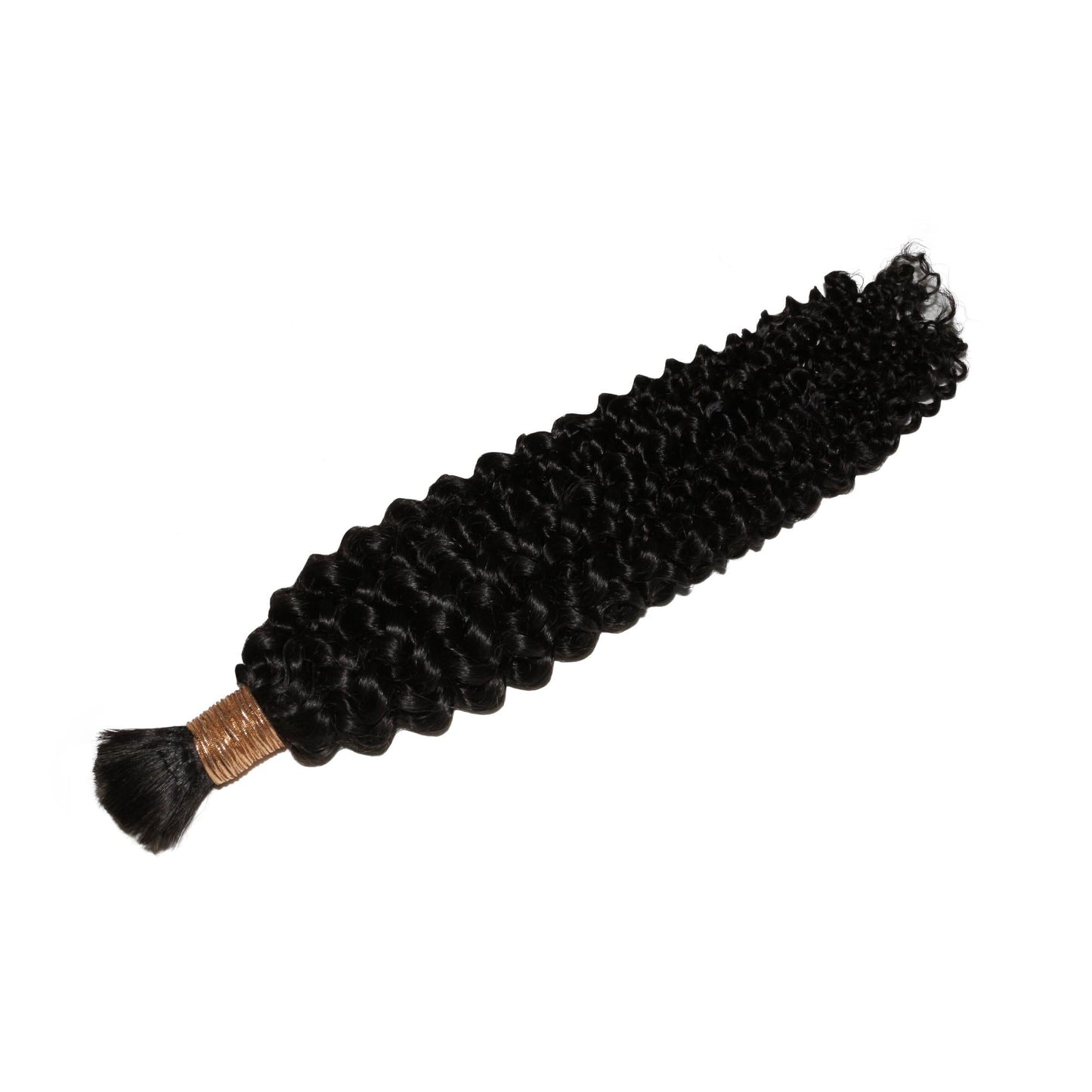 Kinky Curly Bulk 100% Human Braiding Hair Luxegan