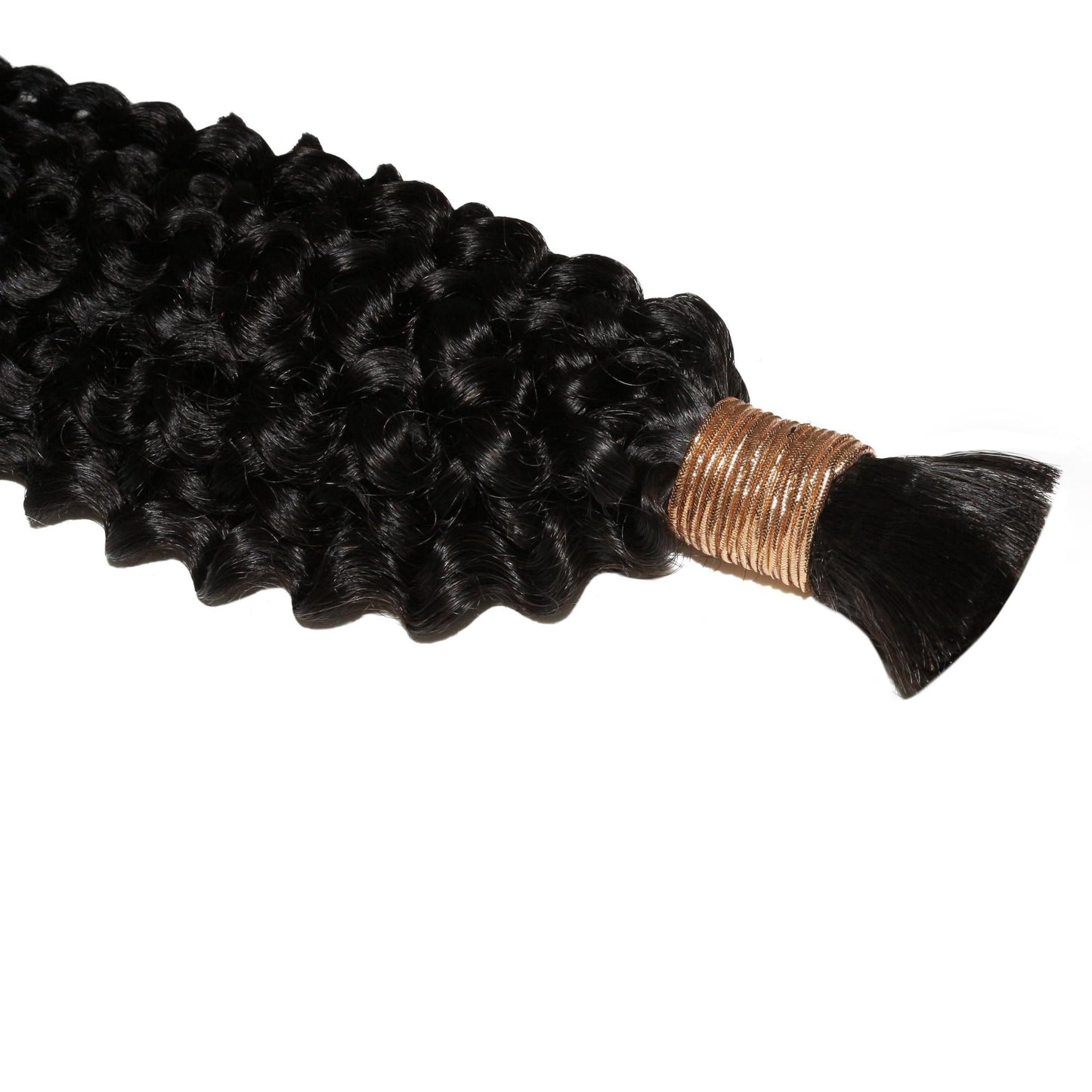 Kinky Curly Bulk 100% Human Braiding Hair Luxegan