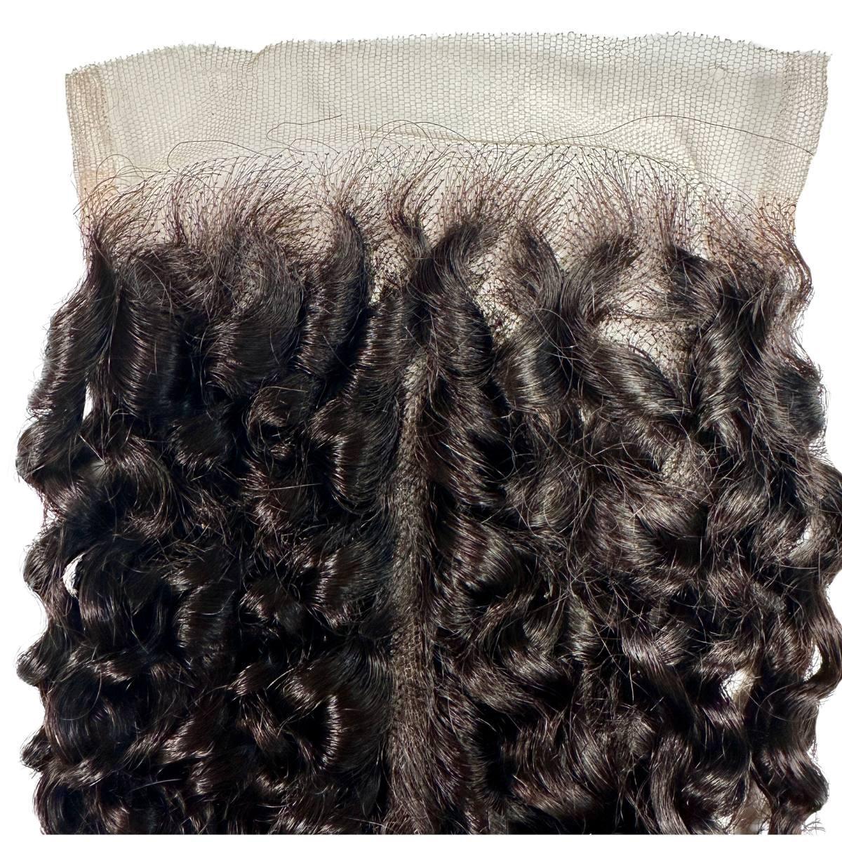 Kinky Curly 5x5 HD Lace Human Hair Closure Luxegan
