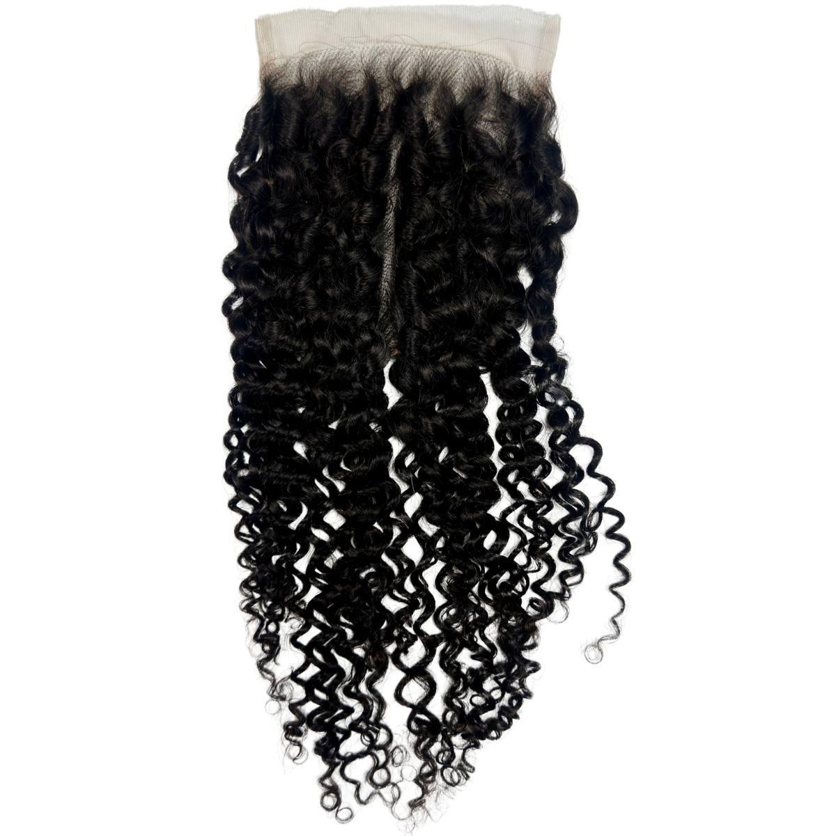 Kinky Curly 5x5 HD Lace Human Hair Closure Luxegan