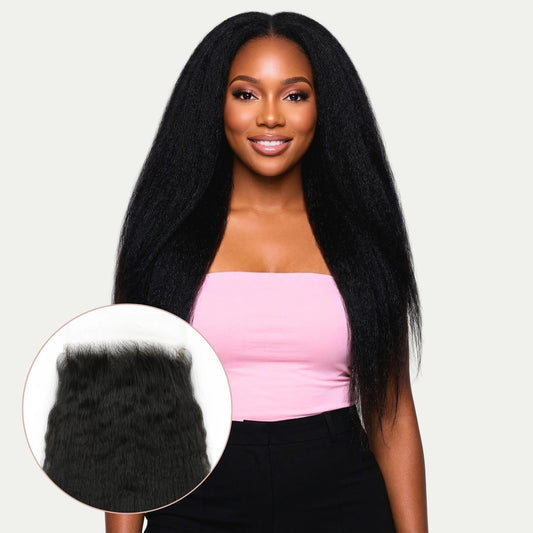 Kinky Straight 5x5 HD Lace Human Hair Closure Luxegan