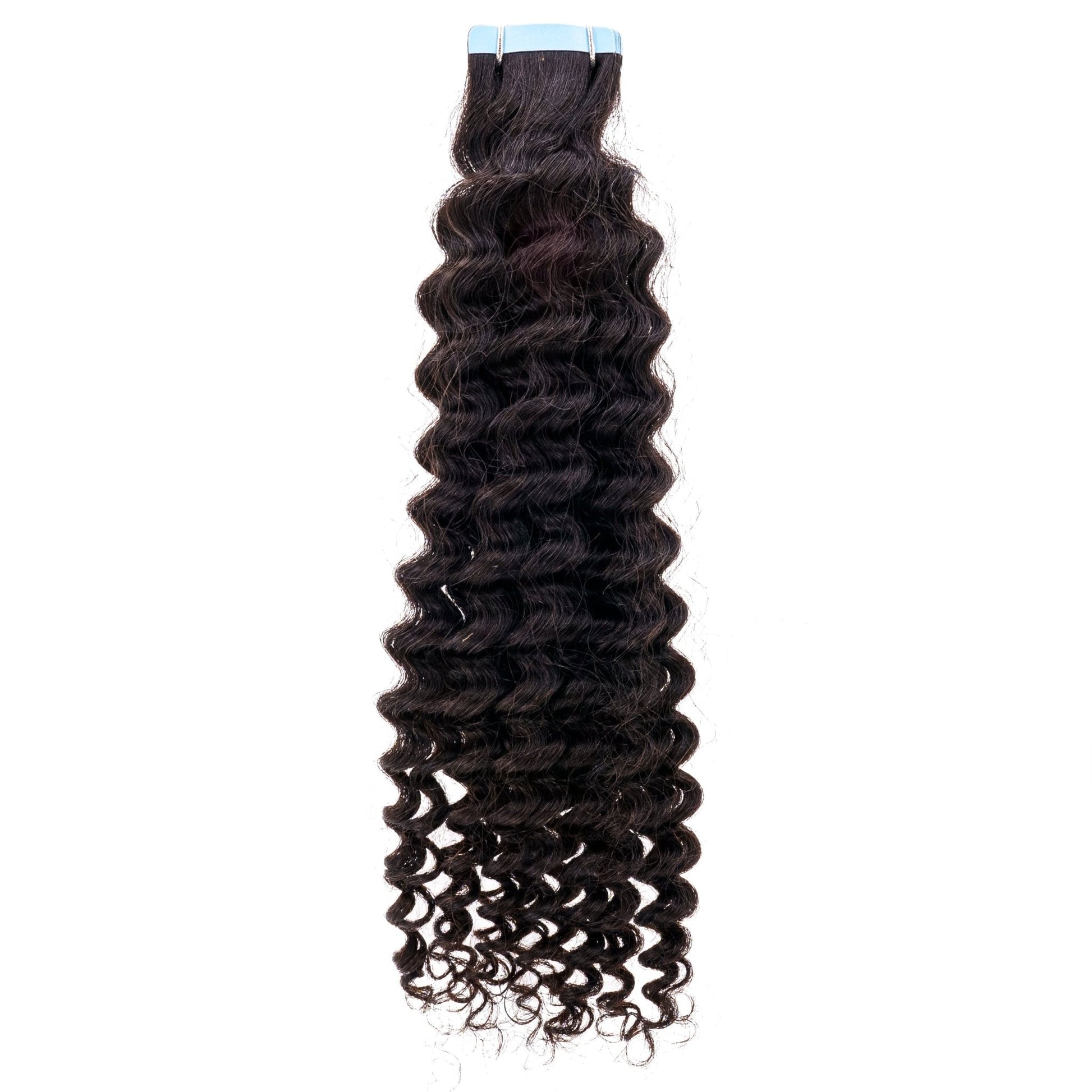 Kinky Curly 100% Human Hair Tape In Extensions Luxegan