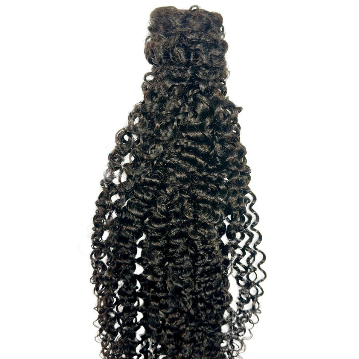 Kinky Curly 100% Human Hair Ponytail Extension Luxegan